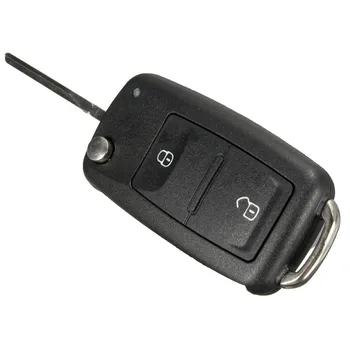 

2 Button Remote Key FOB Case Blade For VW Transporter POlO GOLF IV Replacement Car