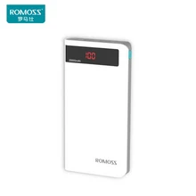 Romoss Sense 6 P 20000 мАч Power Bank портативный внешний аккумулятор с светодиодный дисплей dual usb быстрое зарядное устройство для iphone7 iphone7plus