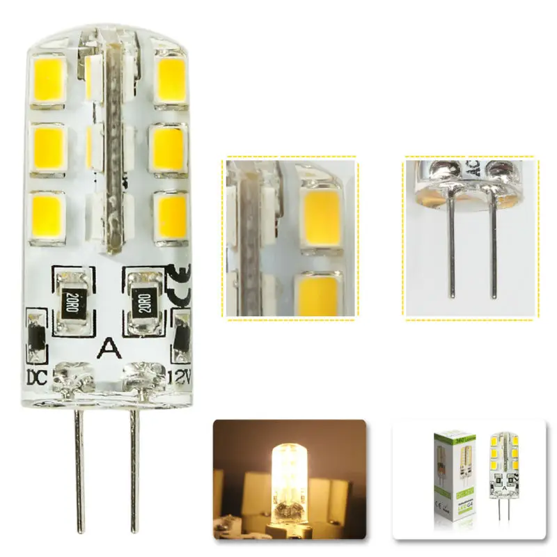 Светодиодная лампа G4 2835 SMD 6 Вт 12 в пост. Тока 24 светодиода 1 шт./лот|g4 store|g4 ibook ac adapterg4