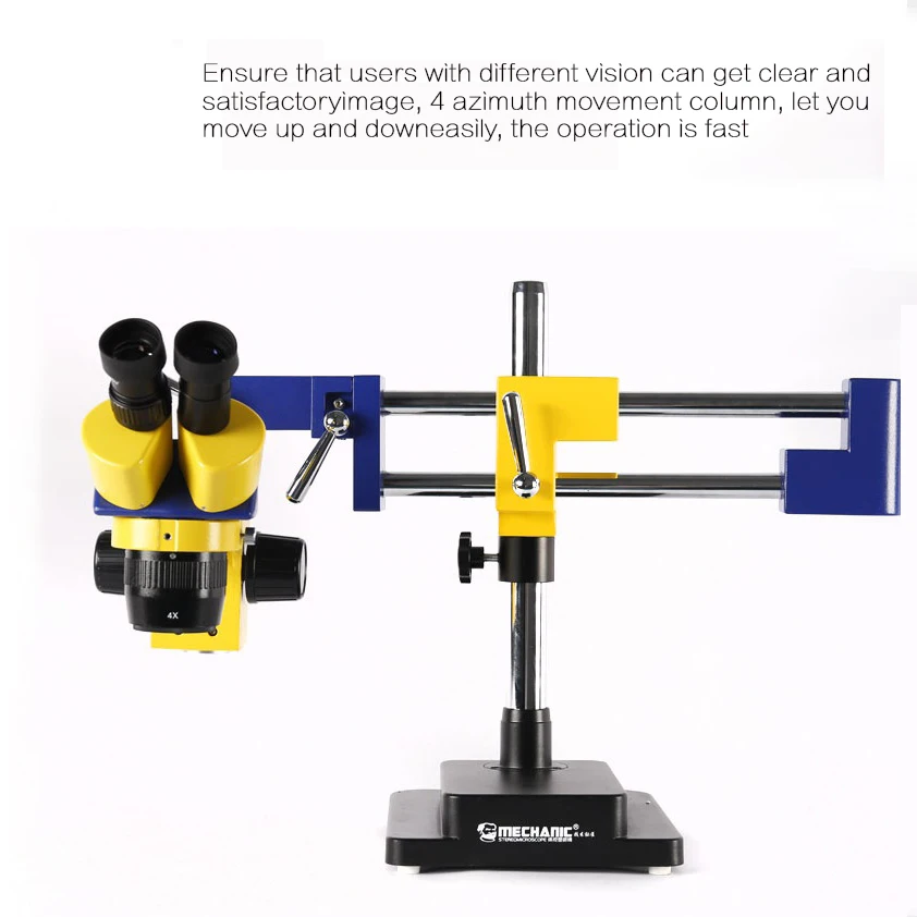 

MECHANIC Industrial binocular stereo microscope MC24S-L2 High definition double gear suitable for mobile phone PCB maintenance