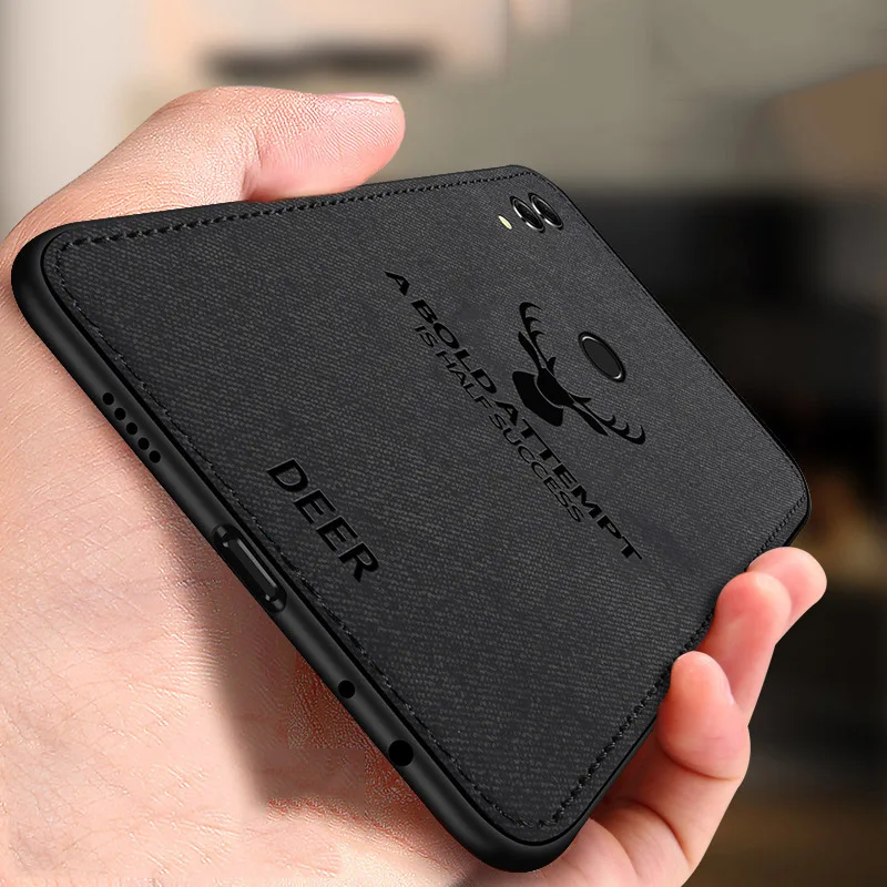 

Cloth Case for Huawei Honor 8X 8C 10 Lite Soft Silicone Fabric Cover for Huawei Honor 8X Max Honor8X Honor 10 Lite 8C Funda Etui