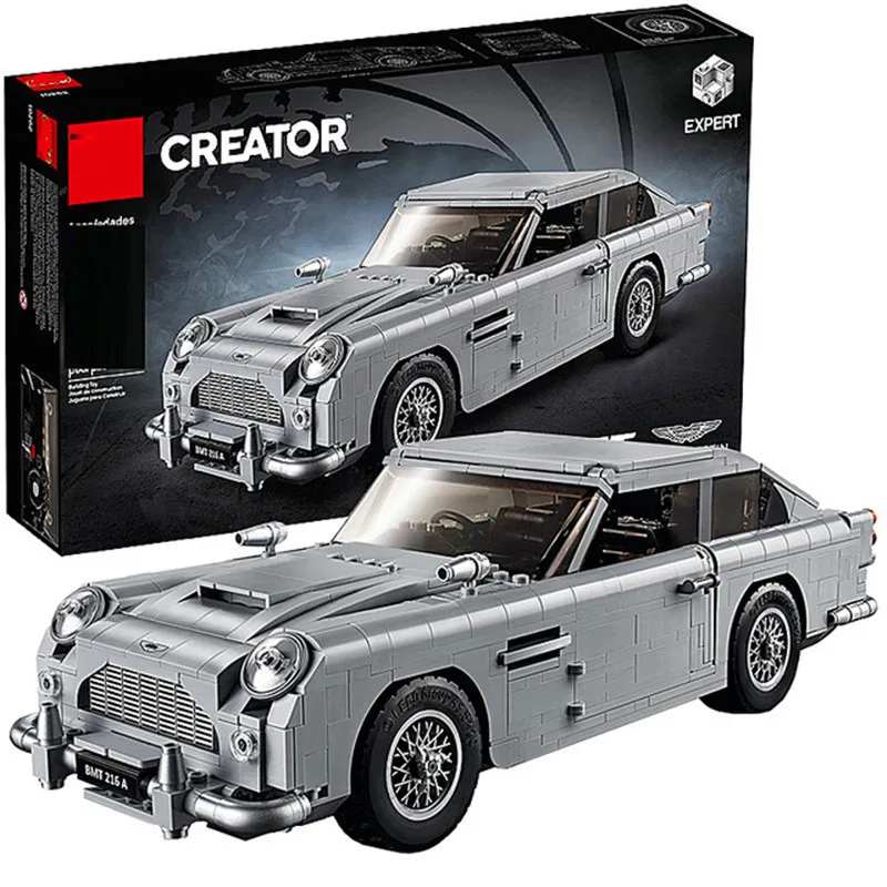 

Dropshipping James Bond Aston Martin Car Building blocks bricks Model figure toys compatible legoing 10262 21307 technic cars