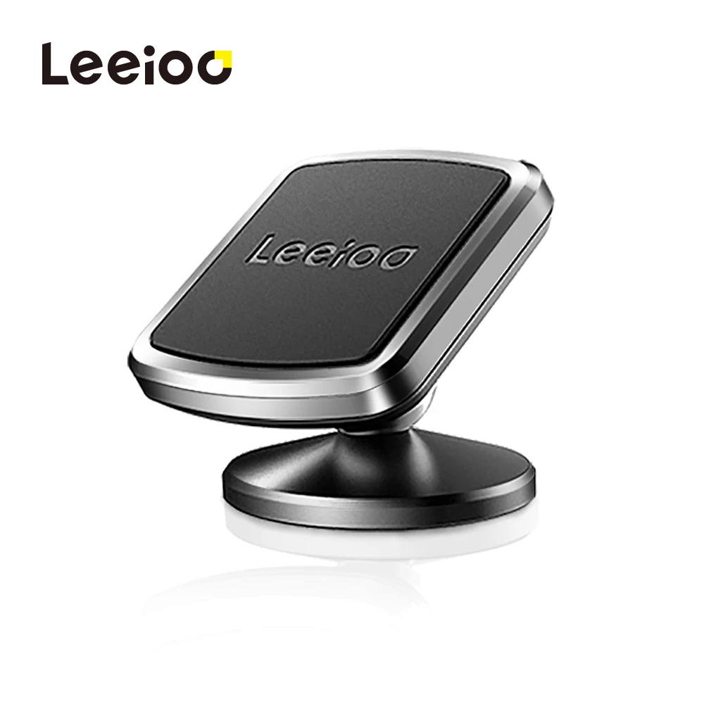 LEEIOO Universal Magnetic Car Phone Holder 360 Degree Rotatable For iPhone X Samsung S9 Magnet Mount Car Holder For Phone in Car