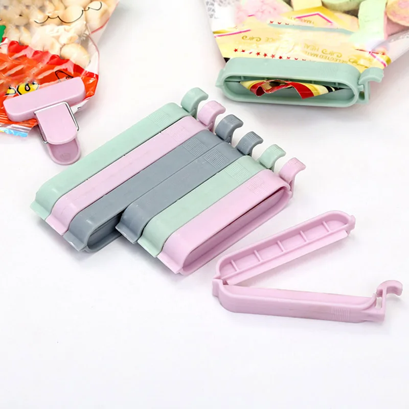 

1 Set Bag Clips Home Snack Fresh Food Storage Bag Sealer Kitchen Tool accessorie Black Friday Mini Vacuum Sealer Clamp Food Clip