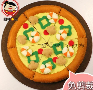 

Cartoon cute food Fabric Felt kit Non-woven cloth Craft DIY Sewing set Felt Handwork Material DIY needlework supplies
