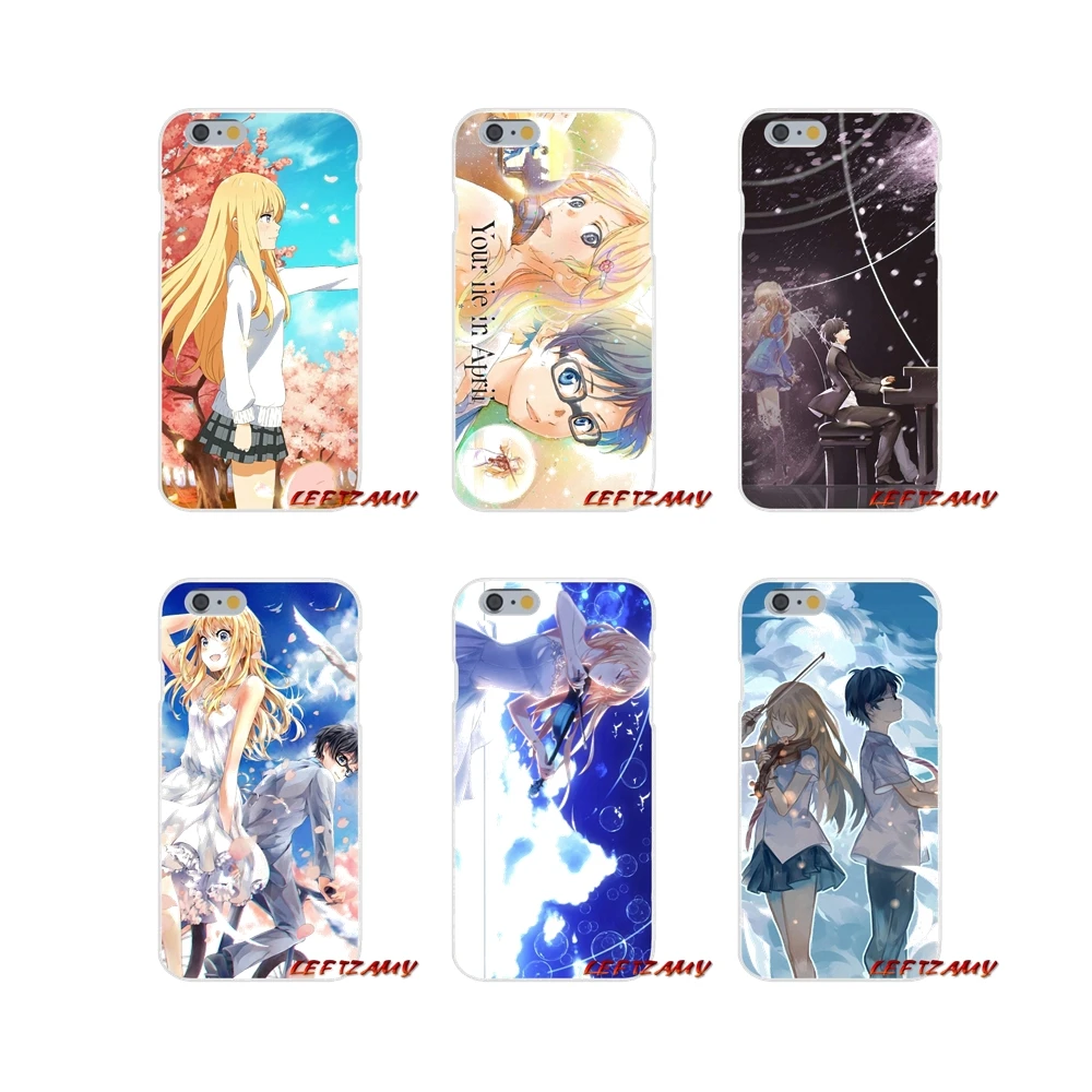 Your lie in April Anime Slim Silicone phone Case For Motorola Moto G LG Spirit G2 G3 Mini G4 G5