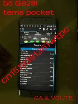 

Free shipping dhl + S6 G928I with tems pocket , support CA and volte testing ,support polqa and qesq ,all social Networks test
