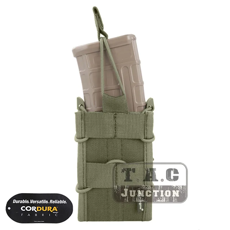 Emerson модульный мешочек 5,56 M4 M16 AR15 SR52 P-MAGS M1A1 G3 подсумок Emersongear Molle Pouch Mag Carrier - Цвет: FG