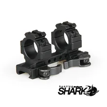 PPT 25,4 мм алюминиевое двойное кольцо прицела быстросъемное крепление для Пикатинни Вивер крепление 21,2 мм HS22-0241