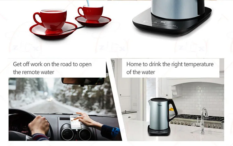 Интеллектуальный wifi Электрический чайник с горячей изоляцией из нержавеющей стали 1.5L электрический чайник для воды специальный чайник WHE1507B 1 шт