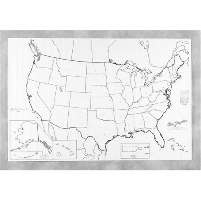 PACON CORPORATION PAC78760 GIANT U.S. MAP