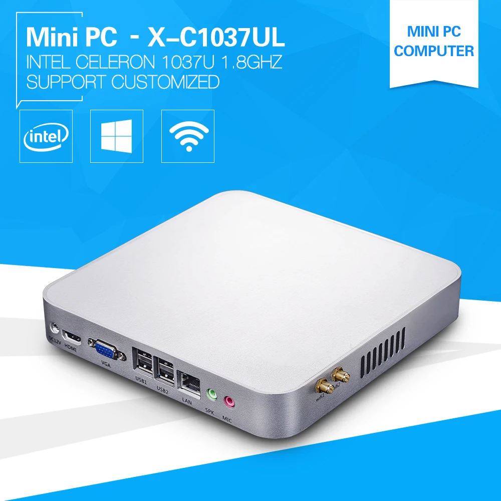 Lowest Price XCY Barebone Mini PC 1037UL Celeron Dual Core 1.8GHz Windows10 Embedded Computers with 6*USB +HDMI DDR3 Memory Msata Lowest Price XCY Barebone Mini PC 1037UL Celeron Dual Core 1.8GHz Windows10 Embedded Computers with 6*USB +HDMI DDR3 Memory Msata