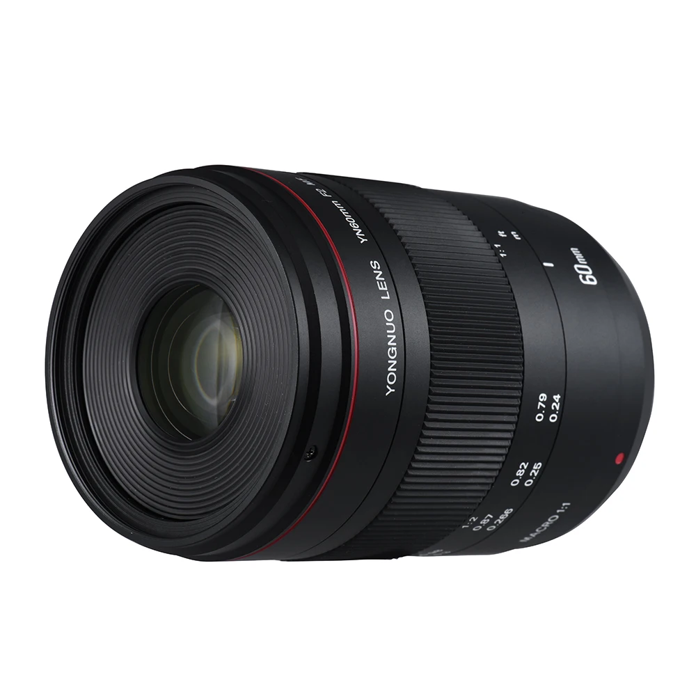 YONGNUO объектив YN60mm F2 MF 0 234 m макро ручной фокусировки для Canon EOS 70D 5D2 5D3 600D DSLR камеры
