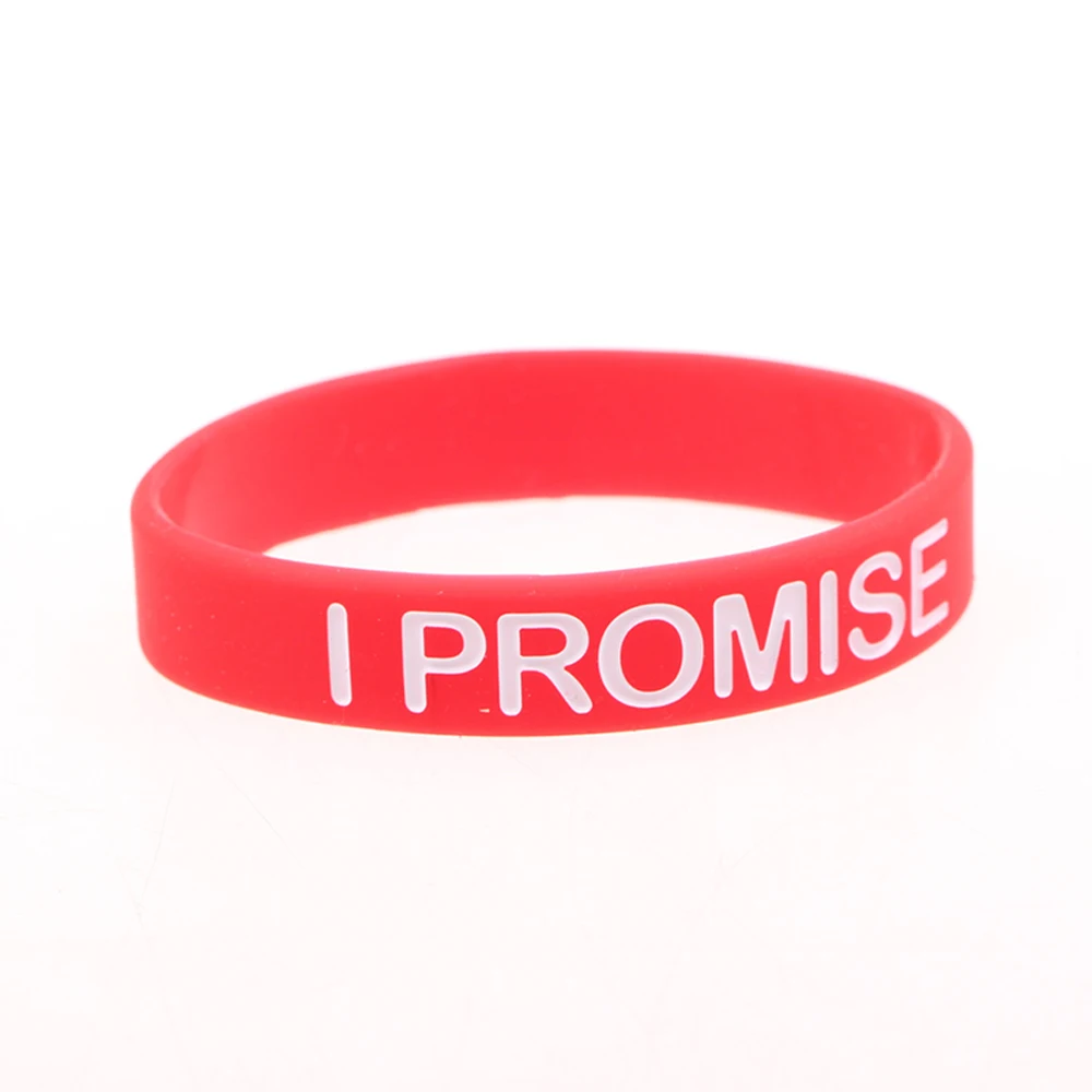 Fashion Bracelet For Men Women Red Silicone Bracelets & Bangle Power