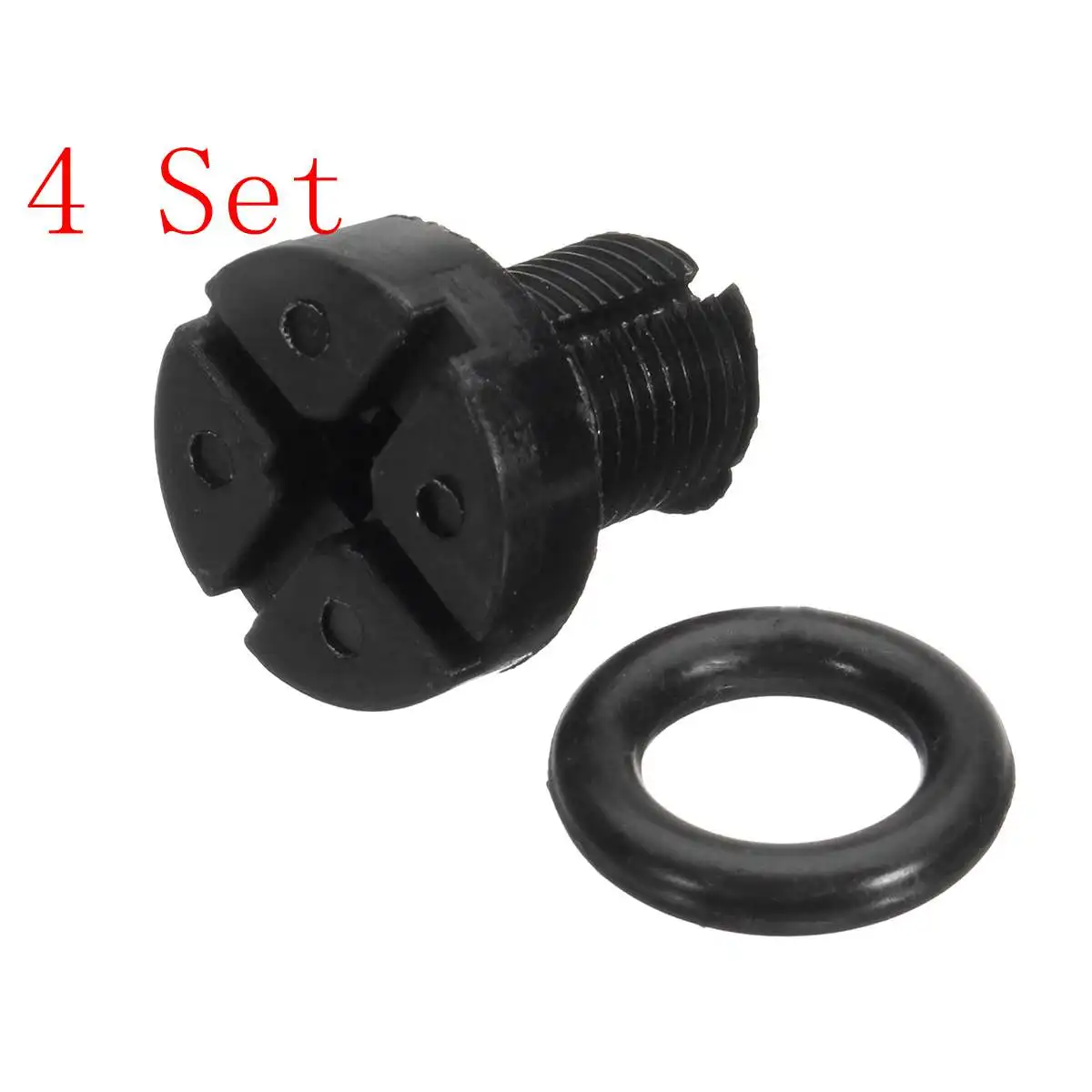 

4 Set FOR BMW RADIATOR COOLING SYSTEM/RADIATOR BLEED VENT SCREW/PLUG & SEAL/O-RING 17111712788