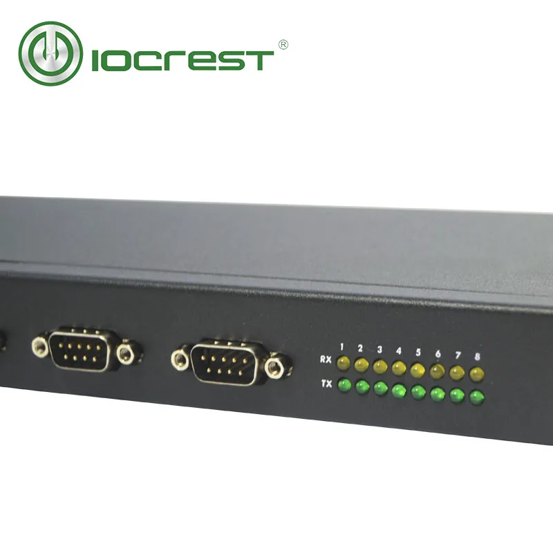 IOCREST USB 2 0 to 8 Port RS232 DB9 Serial Adapter converter ftdi chipset 5