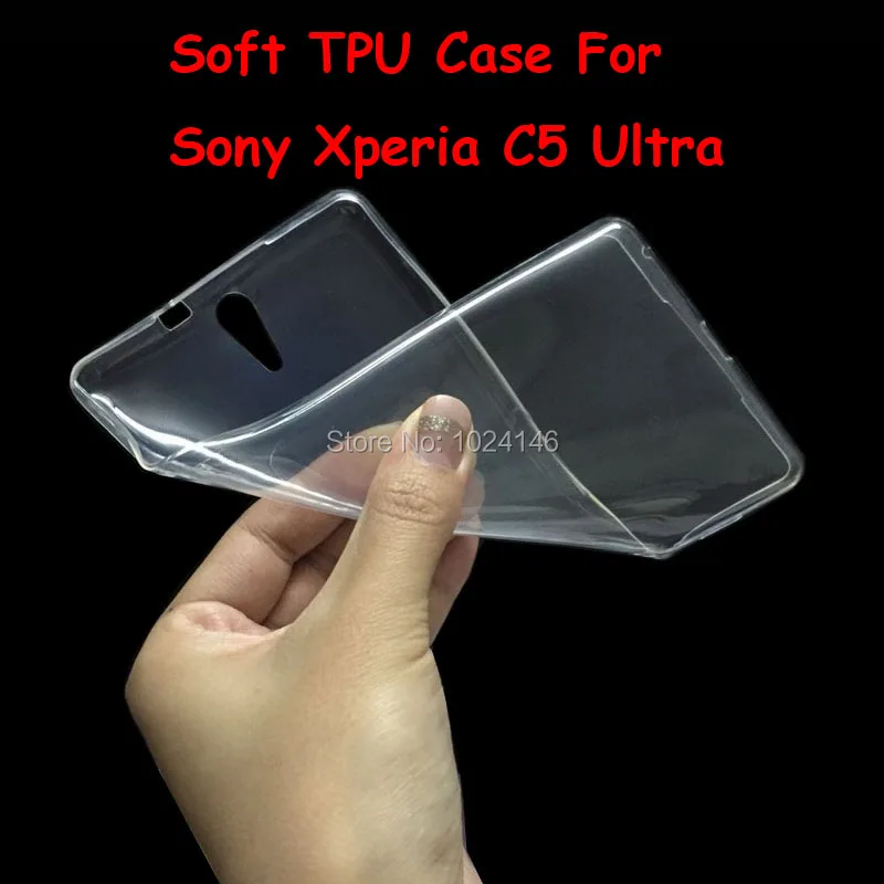 New Slim Crystal Clear Transparent Soft TPU Back Case Cover Protection Skin For Sony Xperia C5 Ultra & C5 Ultra Dual 6.0 Inch New Slim Crystal Clear Transparent Soft TPU Back Case Cover Protection Skin For Sony Xperia C5 Ultra & C5 Ultra Dual 6.0 Inch