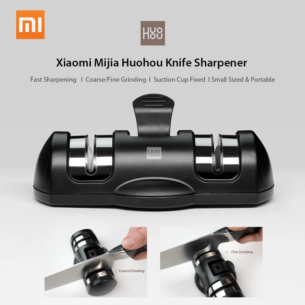 

Xiaomi Mijia Huohou Knife Sharpener Sharpening Stone Fixed Angle Sharpening Tool Grindstone Kitchen Tools