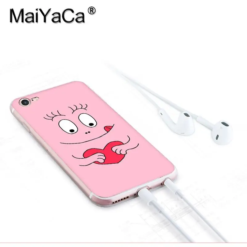 Чехол MaiYaCa для iphone 7 6 X Barbapapa уникальный дизайн высококачественный чехол телефона