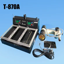 1 шт. высокое качество T-870A Инфракрасная паяльная станция IRDA паяльник 35-50 мм CSP LGA QFP PLCC BGA мяч паяльная