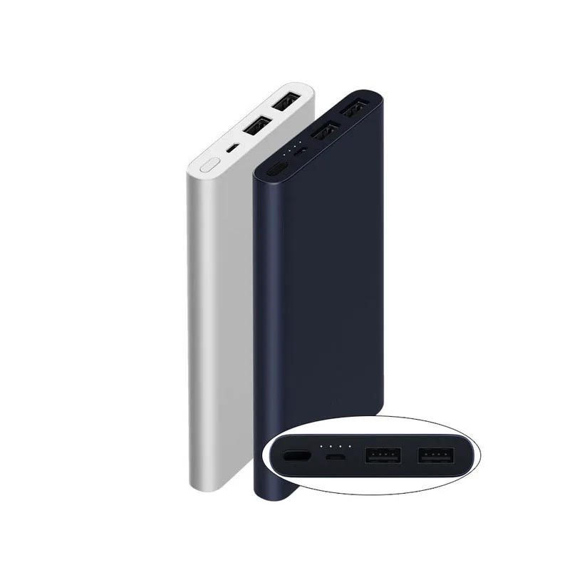 Внешний аккумулятор Xiaomi Power Bank 2 10000 мАч быстрая зарядка 5 В/9 В/12 В макс. 15 Вт для