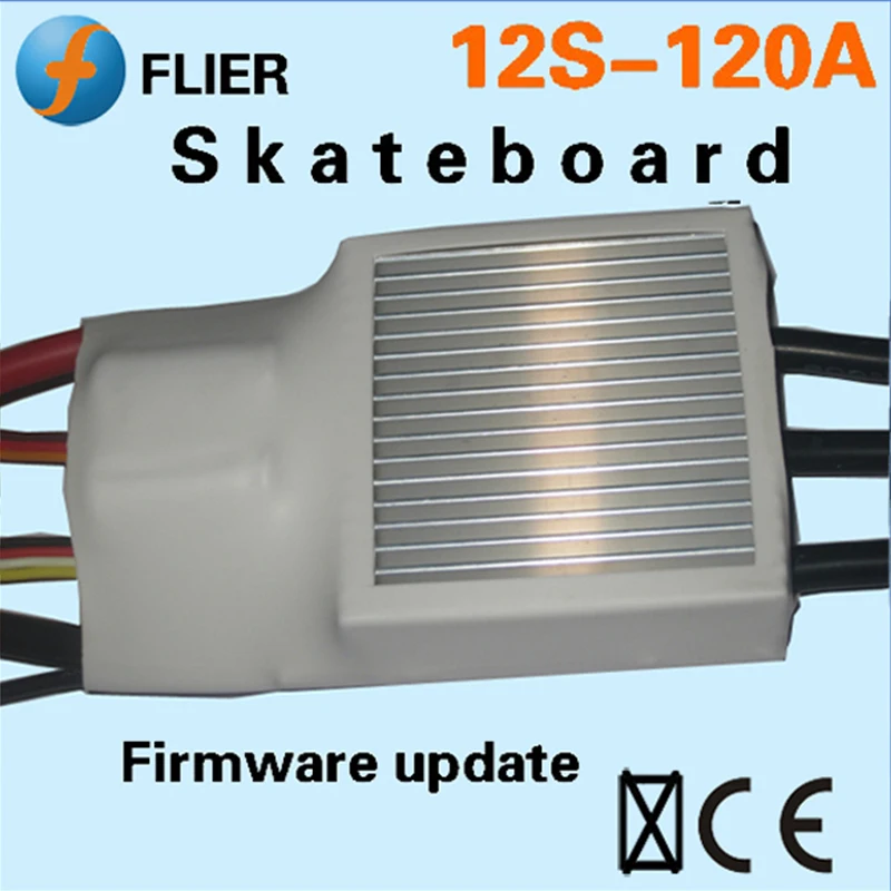 

FATJAY FLIER 120A 3-12S HV ESC brushless speed controller with program cable for boat Programmable Longboard Skateboard