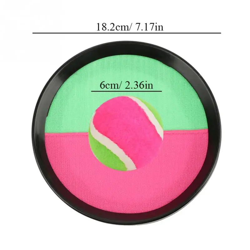 Finest 1Set Sucker Sticky Ball Toy Outdoor Sports Catch Ball Game Set Throw And Catch Parent-Child Interac