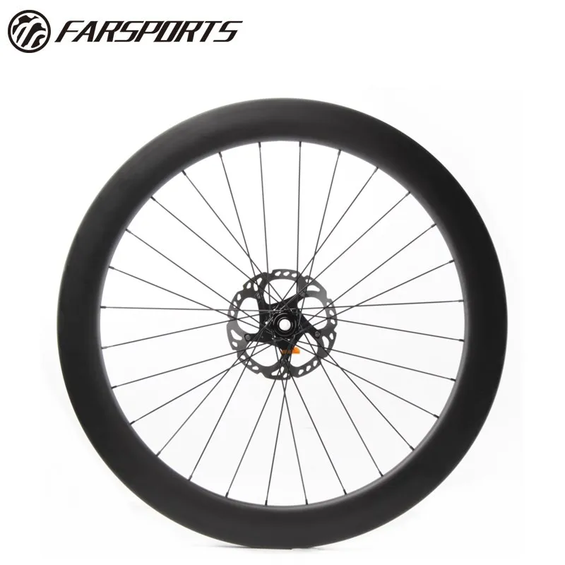 Конкурентный 60 мм x 25 мм Широкий полный карбоновый диск для колеса Тормозные колеса для циклокросса велосипеда, центрального замка или 6 болтов, ось 12 мм