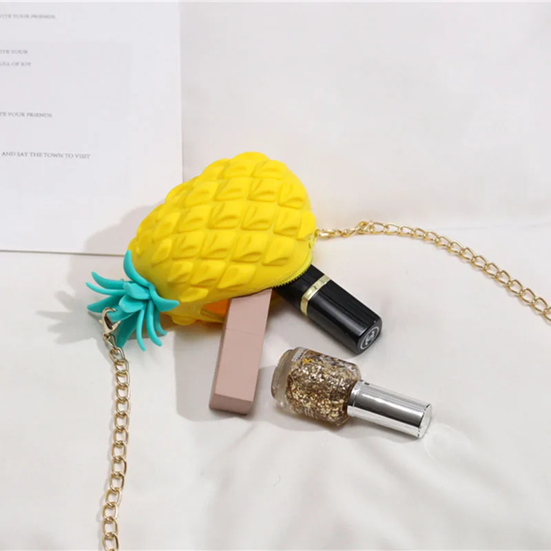 

Gaoge Pineapple Women Mini Bag Zipper Messenger Bags Crossbody Waterproof Handbags Brand Designer Purse Lady Shoulder B