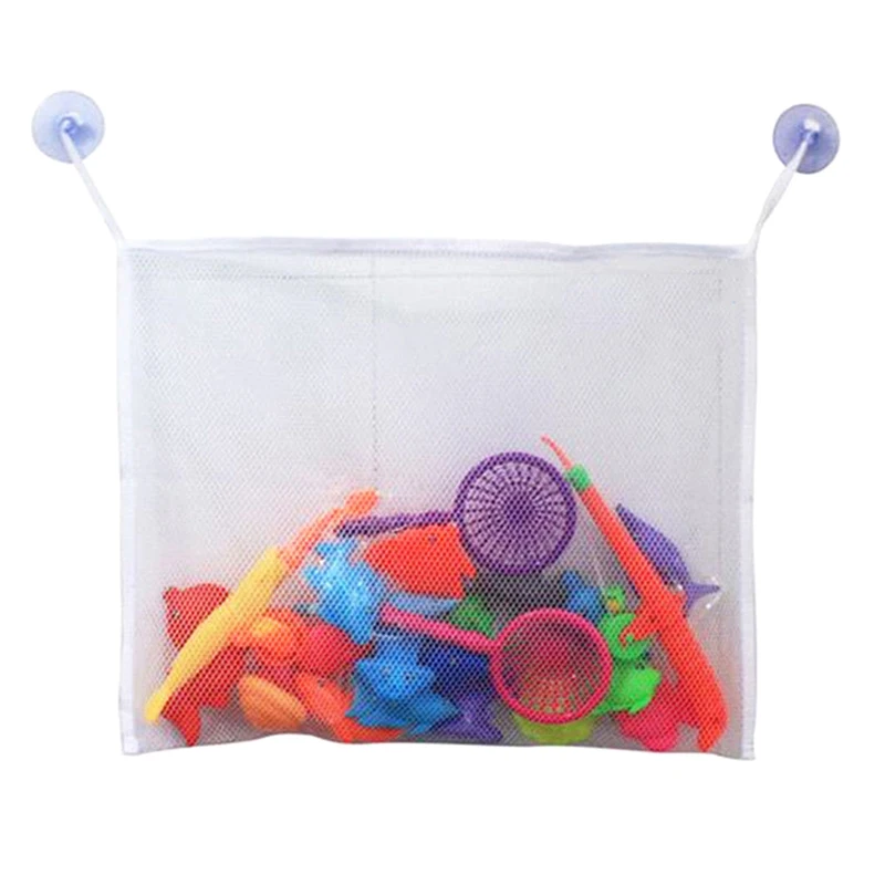 

Baby Bath Bathtub Toy Mesh Net Toy Bag Organizer Holder Bathroom Baby Toy Bag