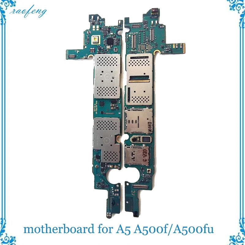 

Unlocked for Samsung galaxy A5 A500f Completed motherboard whole function used mainboard with full chips Logic Board
