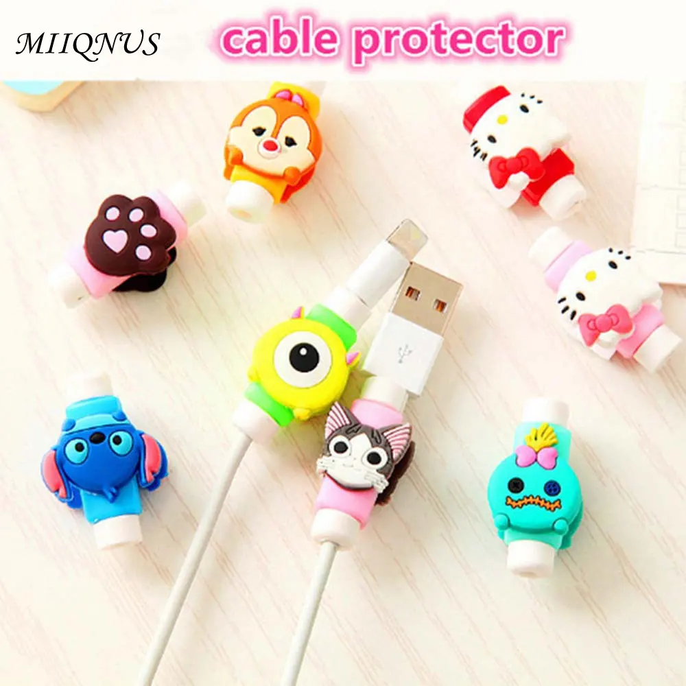 

Cartoon USB Data Cable Line Protector Anti Breaking Protective Sleeve For iPhone
