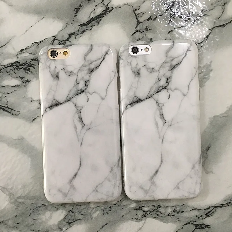 

30 pcs Customize Fashion IMD Marble Stone Case for iPhone 8 8 Plus Colorful Marble Painted Phone Cases Cover