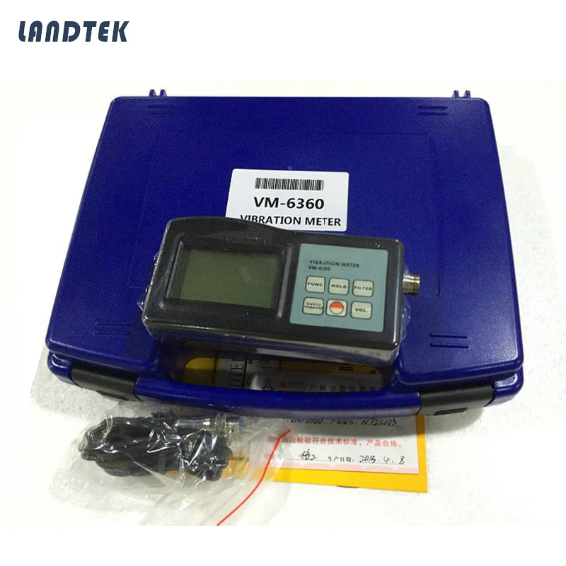 VM6360 цифровой Виброметр и ЖК дисплей тестер анализатор|vibration meter|vibration analyzervibrator g |
