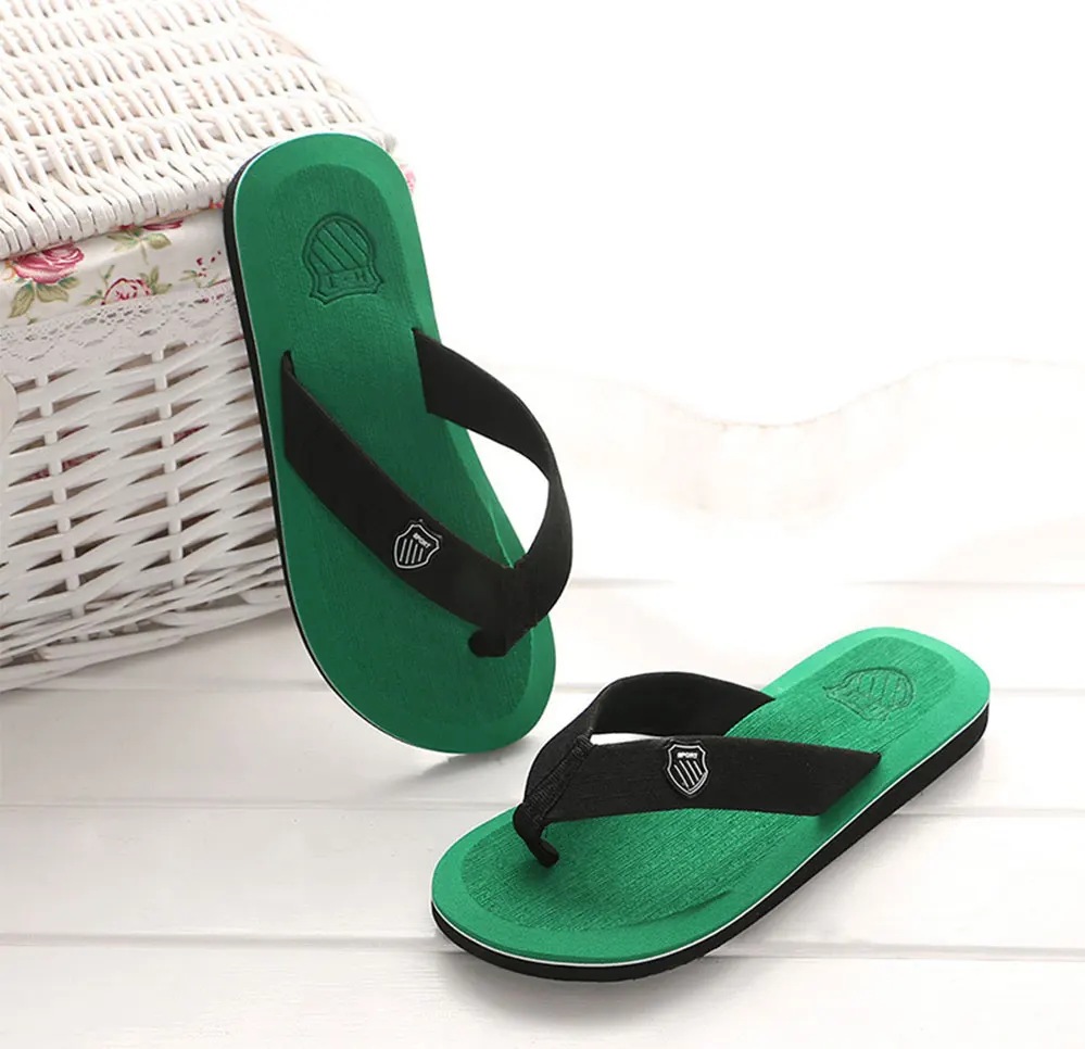 

2019 Summer Slippers for Men Flip Flops High Quality Beach Sandals Non-slip Men Slippers Casual Outdoor Shoes Zapatos Pantuflas