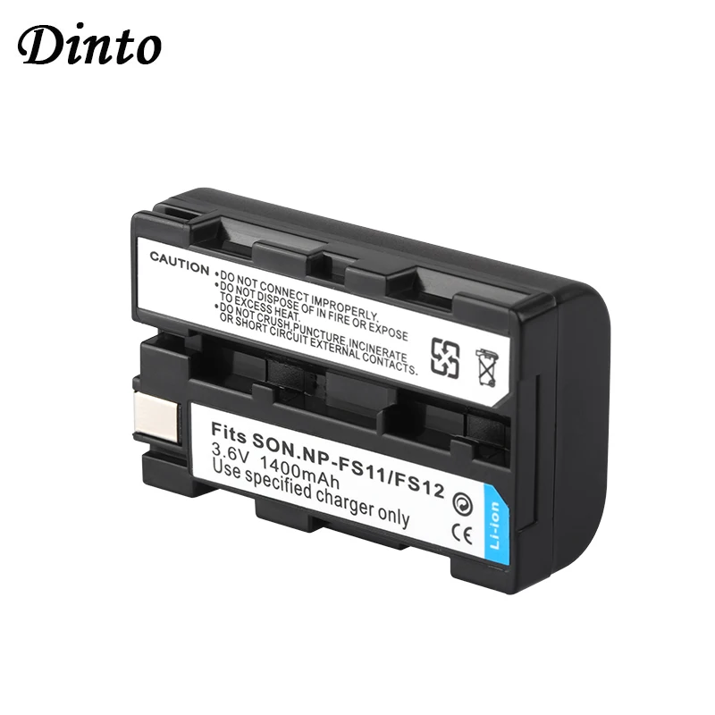 Dinto 1 шт. 1400 мА/ч, NP-FS10, NP-FS11 NPFS11 NP-FS12 замена цифровой Камера Батарея для sony CCD-CR1 DCR-PC3 DSC-P1 F55V