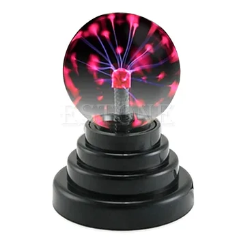 

New USB Magic Black Base Glass Plasma Ball Sphere Lightning Lamp Light Party
