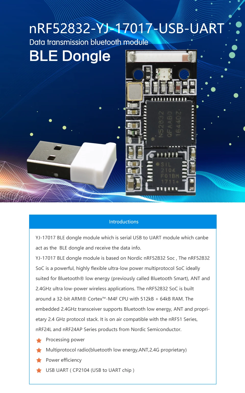 Zigbee, Bluetooth 5,0 USB приемник донгл микро адаптер для ПК