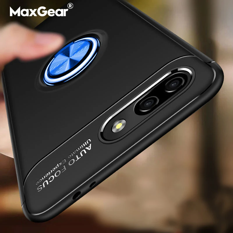 

Magnetic Car Holder Stand Phone Case For Huawei Honor 10 9 9i 8 Lite Pro 8X Max Finger Ring Cover For Honor 7C 7X V9 V10 Play