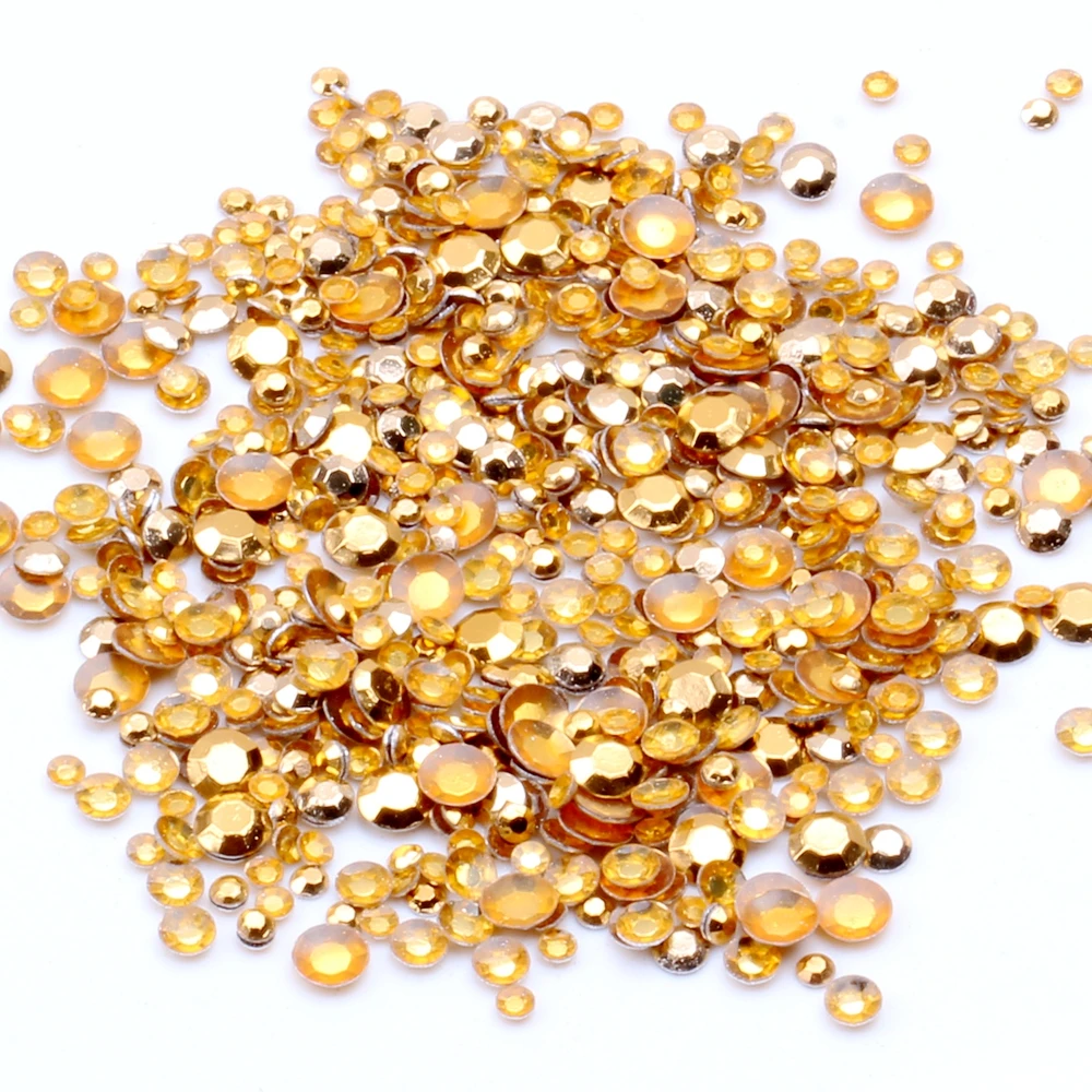 

High Quality Hot Stamping New Design Nail Art 10g Gold/Copper/Silver Round Flatback Studs Sticker for Nails Phone Decorations