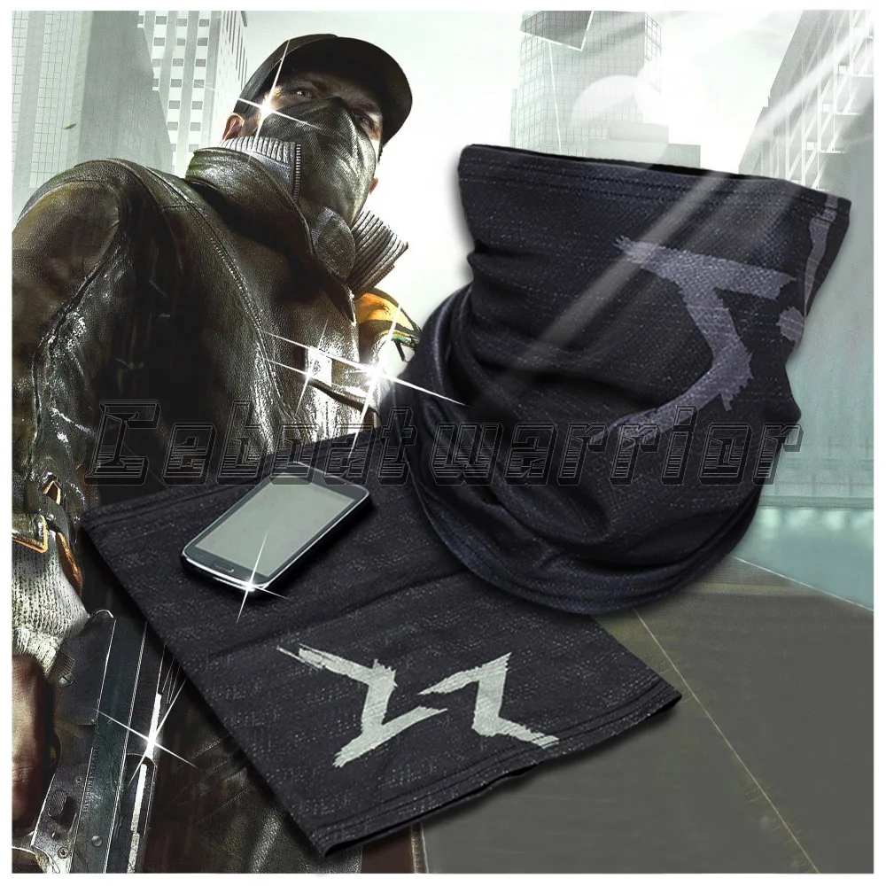 Часы Dogs Aiden Pearce маска для лица грелка шеи видеоигра карнавальный костюм