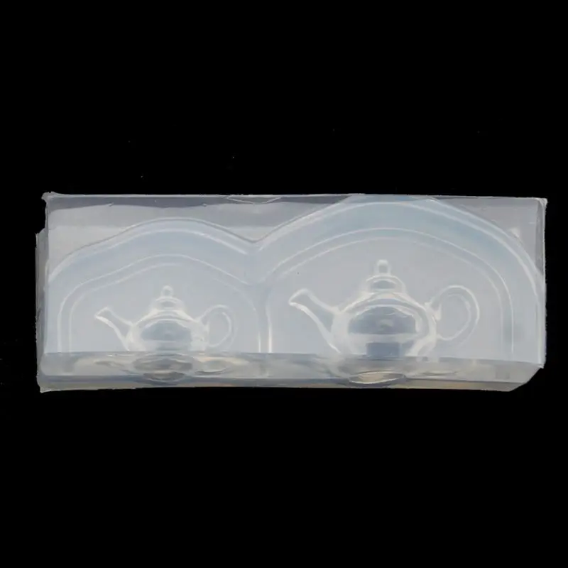 Симпатичные мини-чайник силиконовые смолы формы серьги подвеска ожерелье ювелирные изделия инструменты ручной работы ремесла украшения для подарков