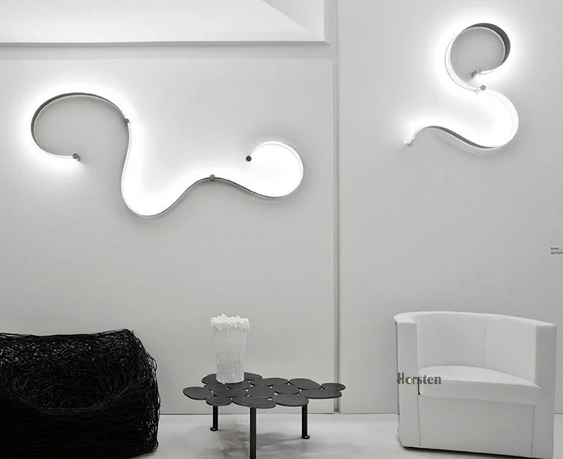Creative Postmodern Minimalist LED Wall Light Personalized Nordic Wall Lamp For Bedroom Living Room Corridor Hotel Restaurant (4)