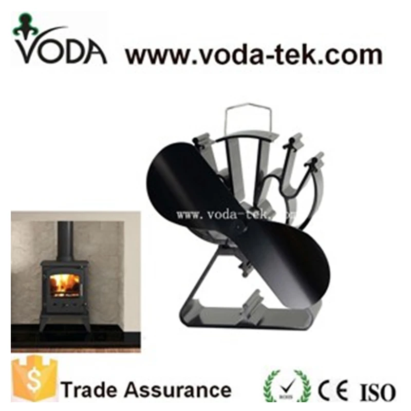 Eco Friendly Log Burner Fan 2 Blades Heat Powered Stove Fan for Wood/Log Burner/Fireplace Eco Friendly Log Burner Fan 2 Blades Heat Powered Stove Fan for Wood/Log Burner/Fireplace