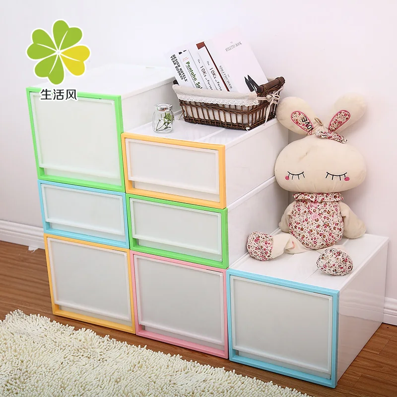 Drawer Storage Cabinet Clothes Storage Cabinet Baby Dual Order Box