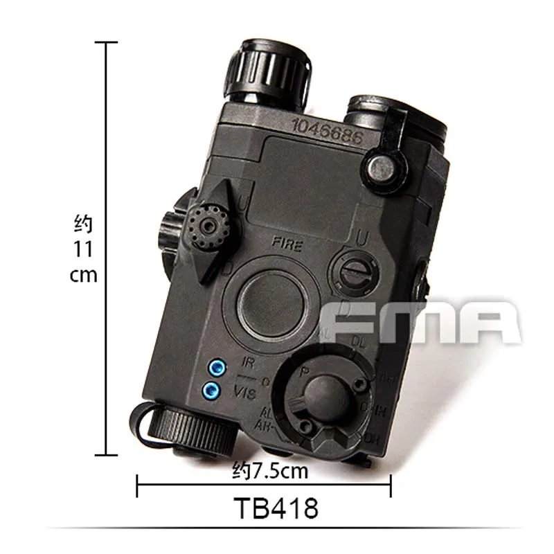 Тактический FMA PEQ 15 LA-5 военный Аккумулятор Чехол BK/DE/FG tb419