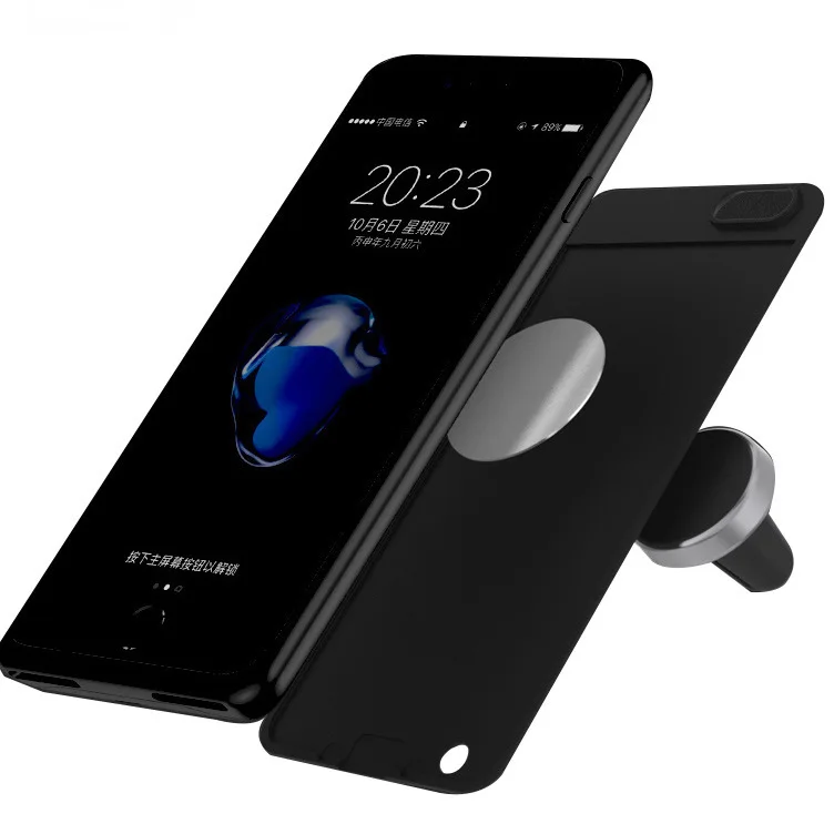 

Ultra-thin mobile phone shell battery 5000mah Back Clip Battery Case For iPhone 6/ 6s/ 7/ 8 Universal Wireless Mobile Charging
