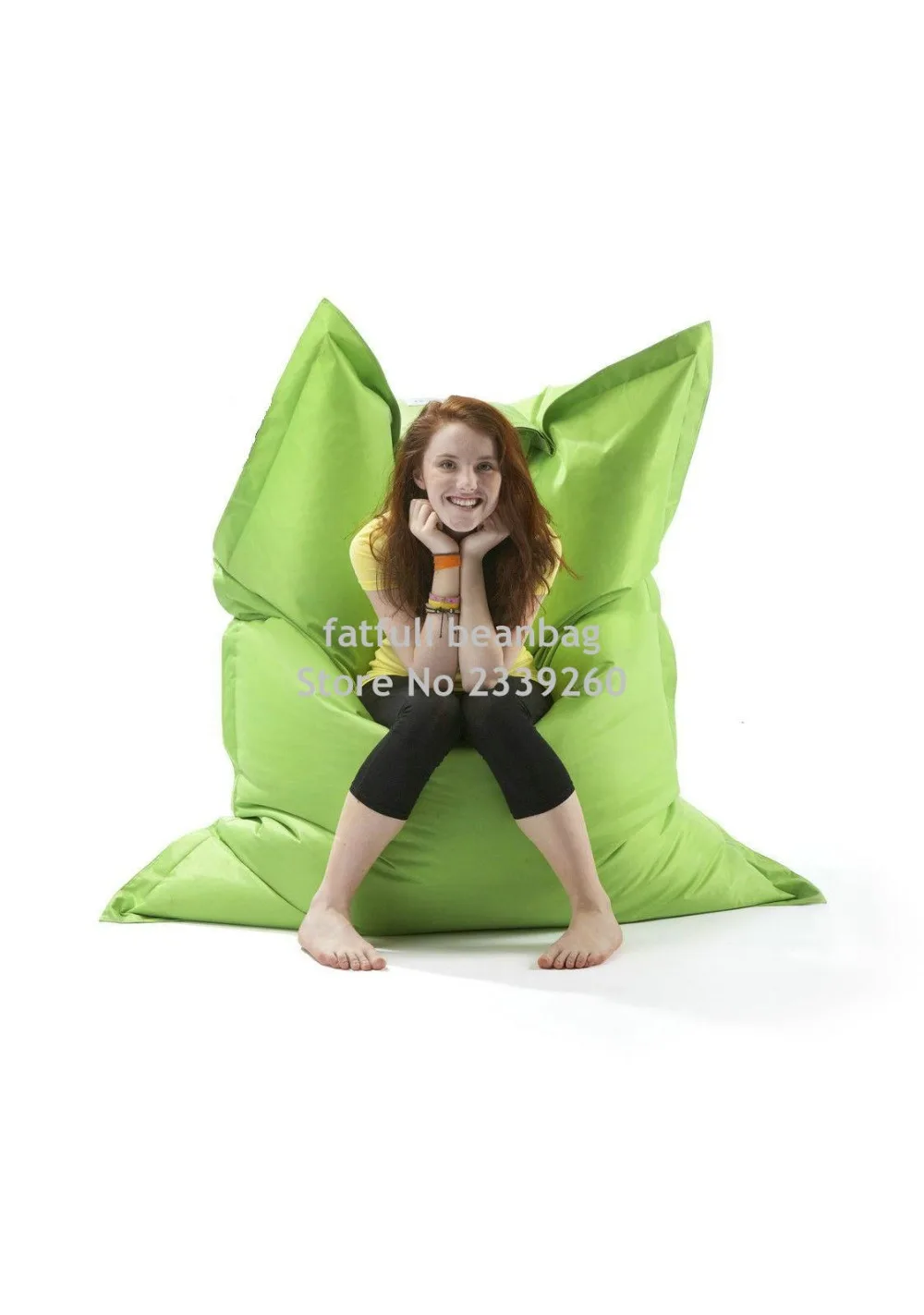 COVER ONLY NO FILLER bean bag ottoman pouf ottoman square