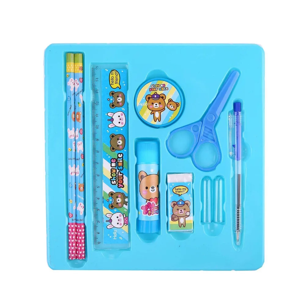 and FREE Gift 53 Pieces Kids School Supplies Kit Bundle Stationary Set 