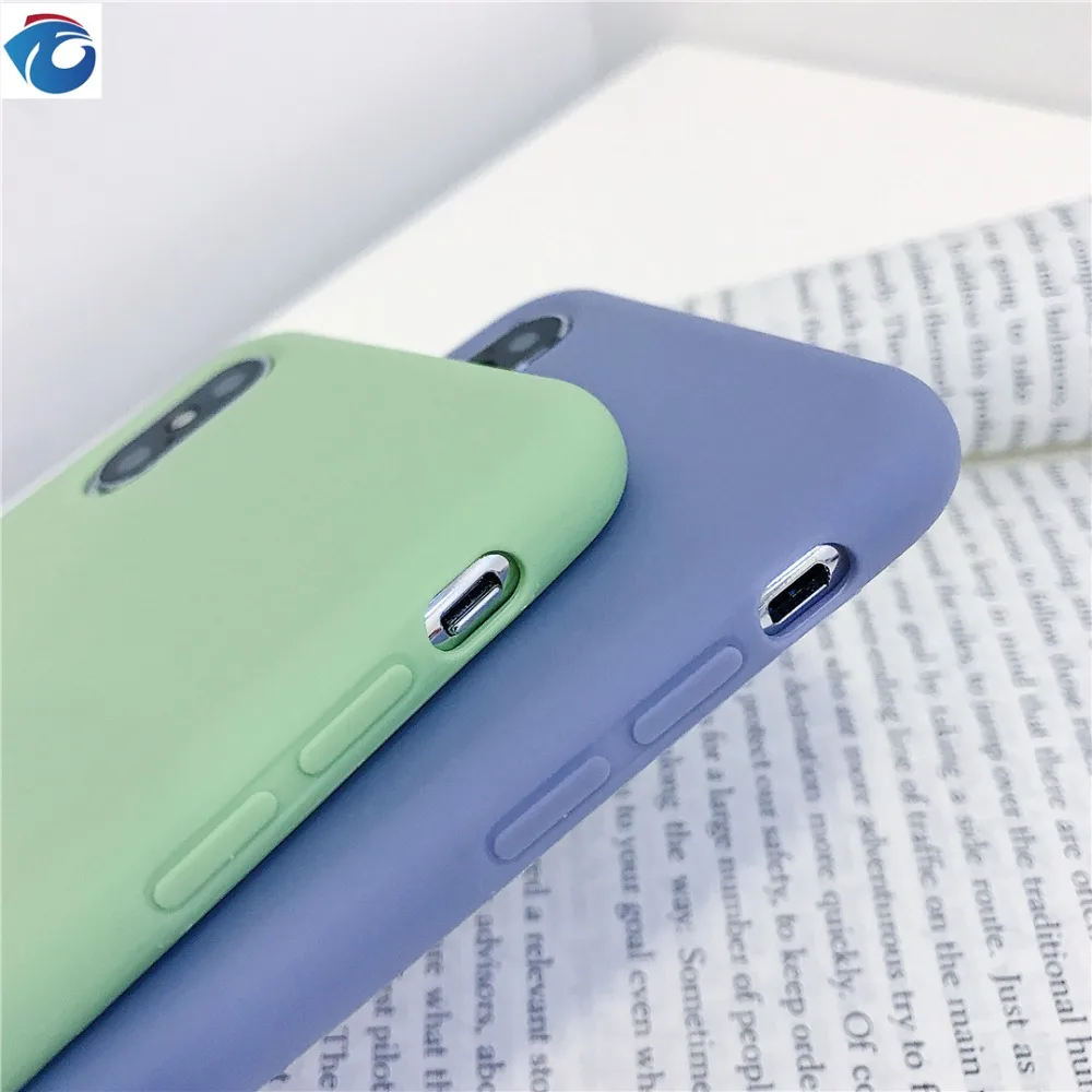 HUANQING Luxury Liquid Silicone Case For iPhone 7 6 Plus Phone Cover for Apple iPhone 8 6s Plus X XS XS MAX XR Protection Phone Case12